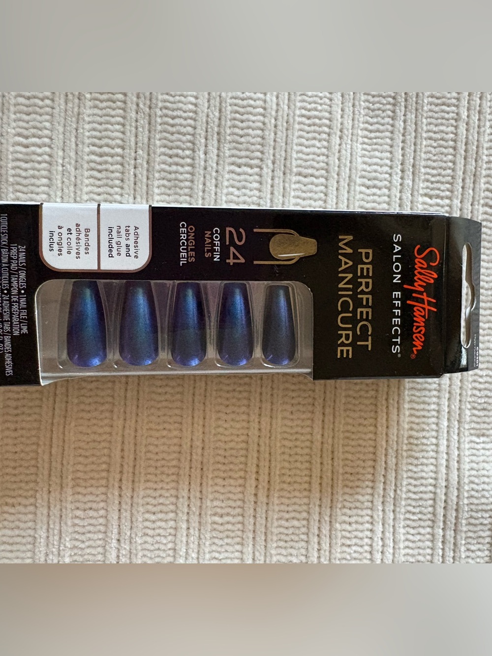 Sally Hansen Salon Effects - Chrome Blue Press-On Nails